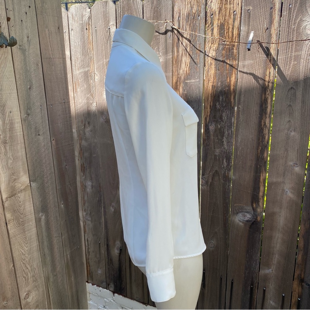 Babaton cream white button -Down Utility Shirt - image 4